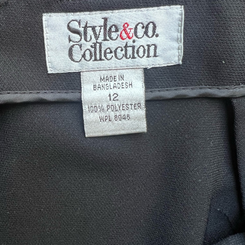 Style & Co. Classic Black Maxi Skirt Size 12 - Picture 5 of 5